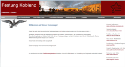Desktop Screenshot of festung-koblenz.de