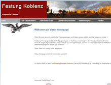 Tablet Screenshot of festung-koblenz.de